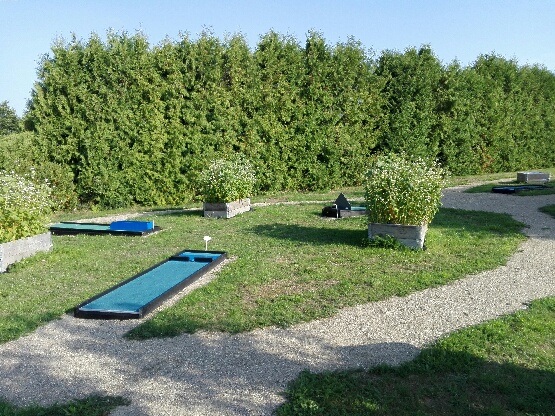 Minigolf på Møn